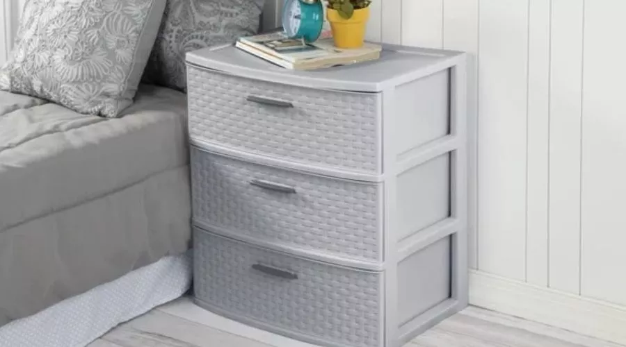 Sterilite 3-Drawer Wide Weave Tower